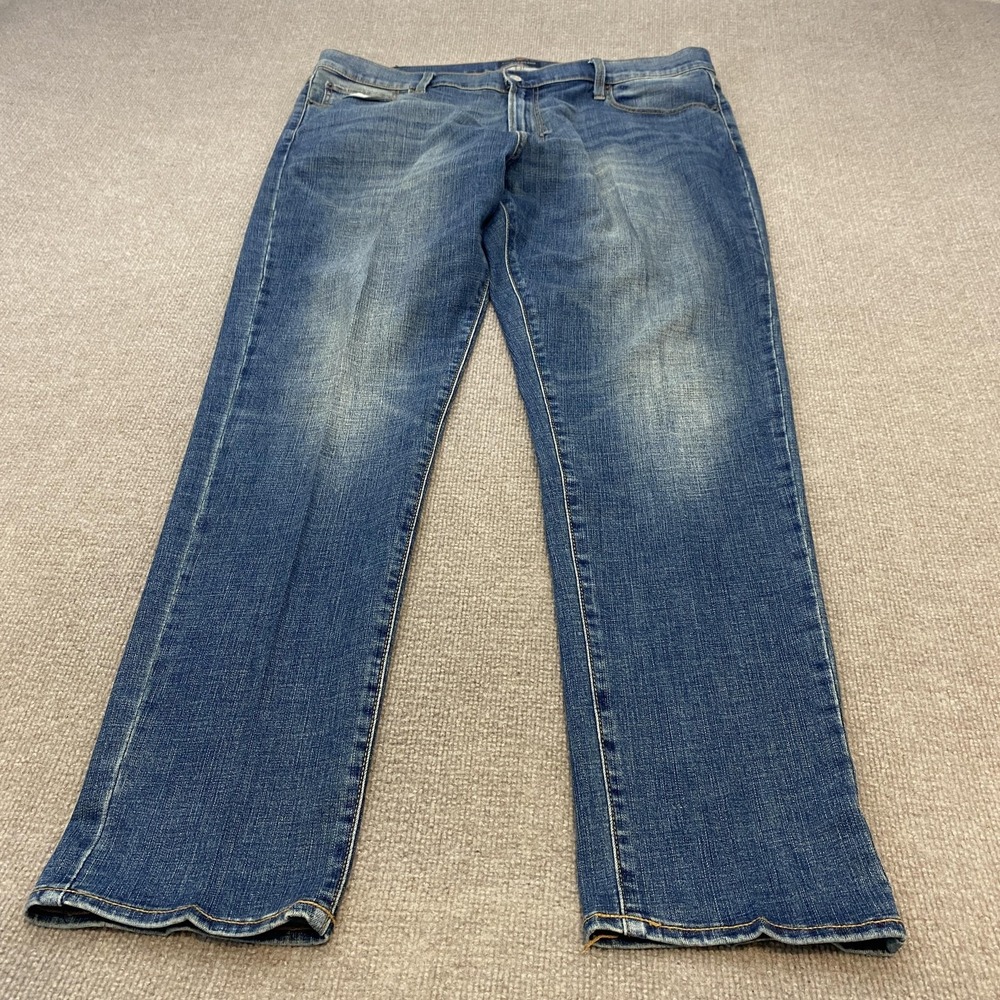 Lucky Brand 410 Athletic Slim Jeans Mens 40x32 Blue Med Wash Stretch Denim Pants